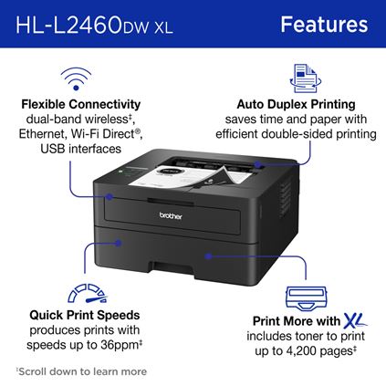Brother HL-L2460DW XL - Image 3